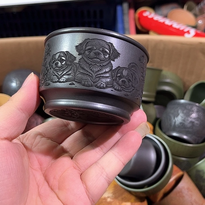 茶杯紫砂全手工紫砂主人杯