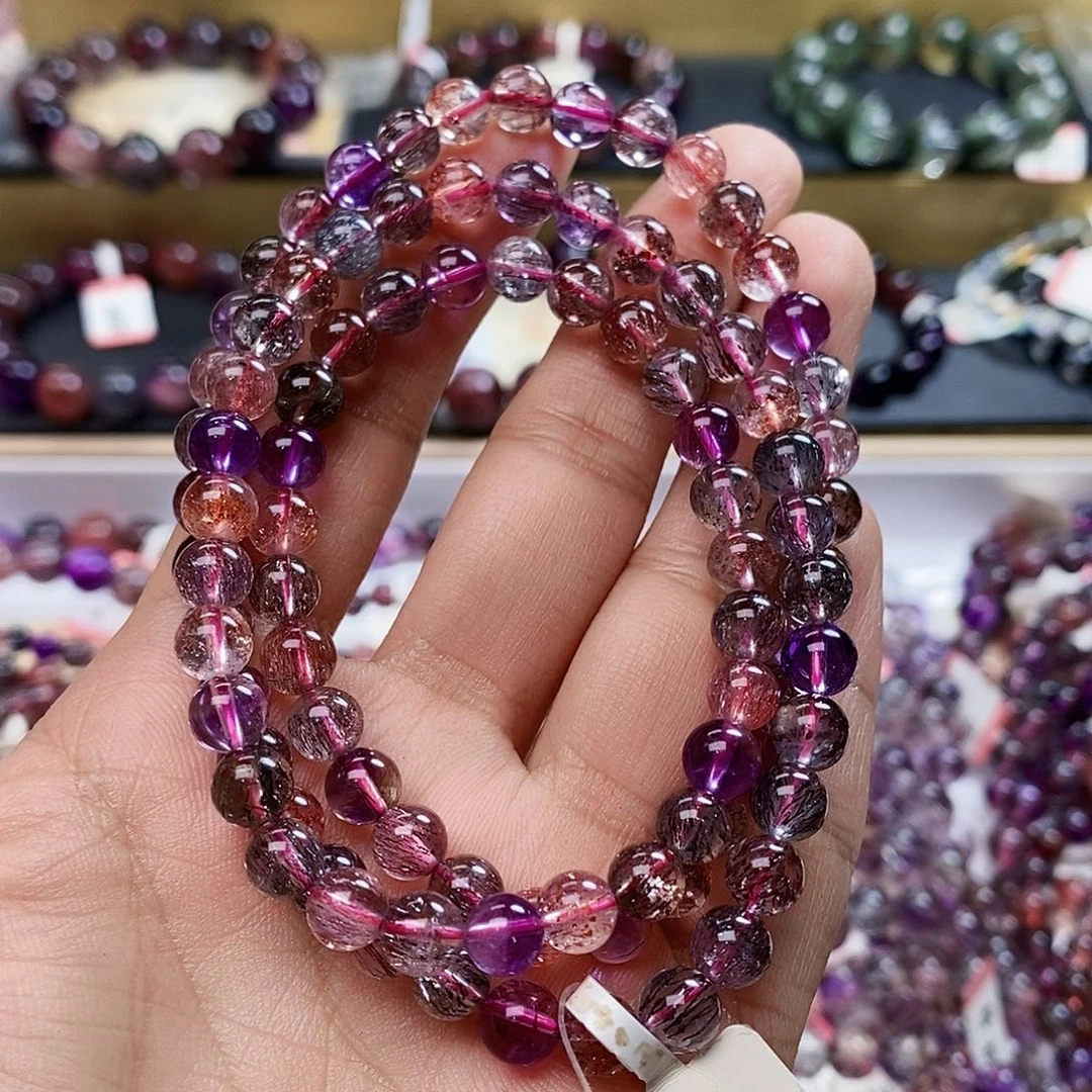 未镶嵌手链水晶高货超七多圈6.7m H610