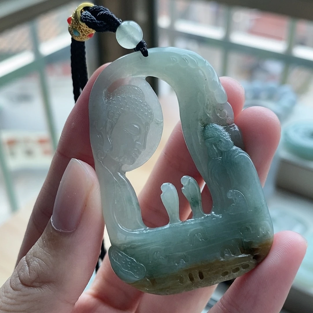 【闪购商品】颈饰未镶嵌翡翠天然缅甸A货翡翠