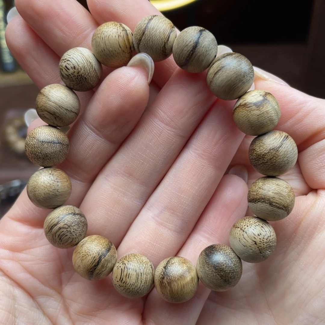 沉香手串天然野达拉干沉香1.2单圈 9.5克