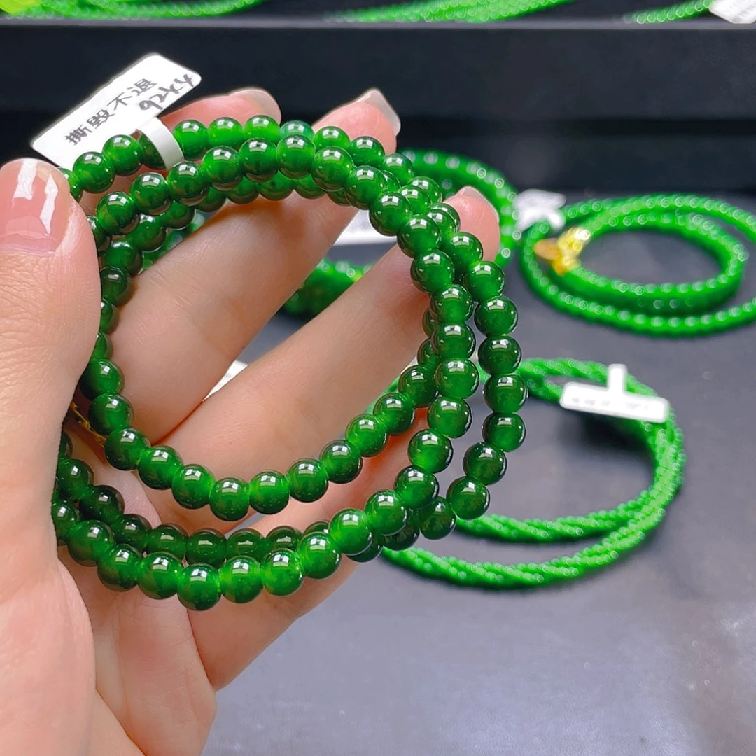 翡翠未镶嵌颈饰