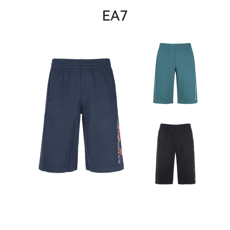 EA7阿玛尼Armani 男士运动休闲时尚五分裤3RPS57 PJLSZ