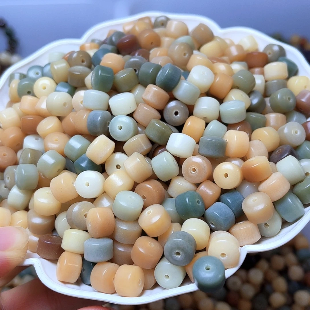 白玉菩提吊坠白玉菩提9瑕疵经络120颗卡100颗