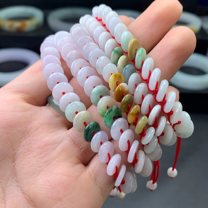 翡翠手链未镶嵌多样性