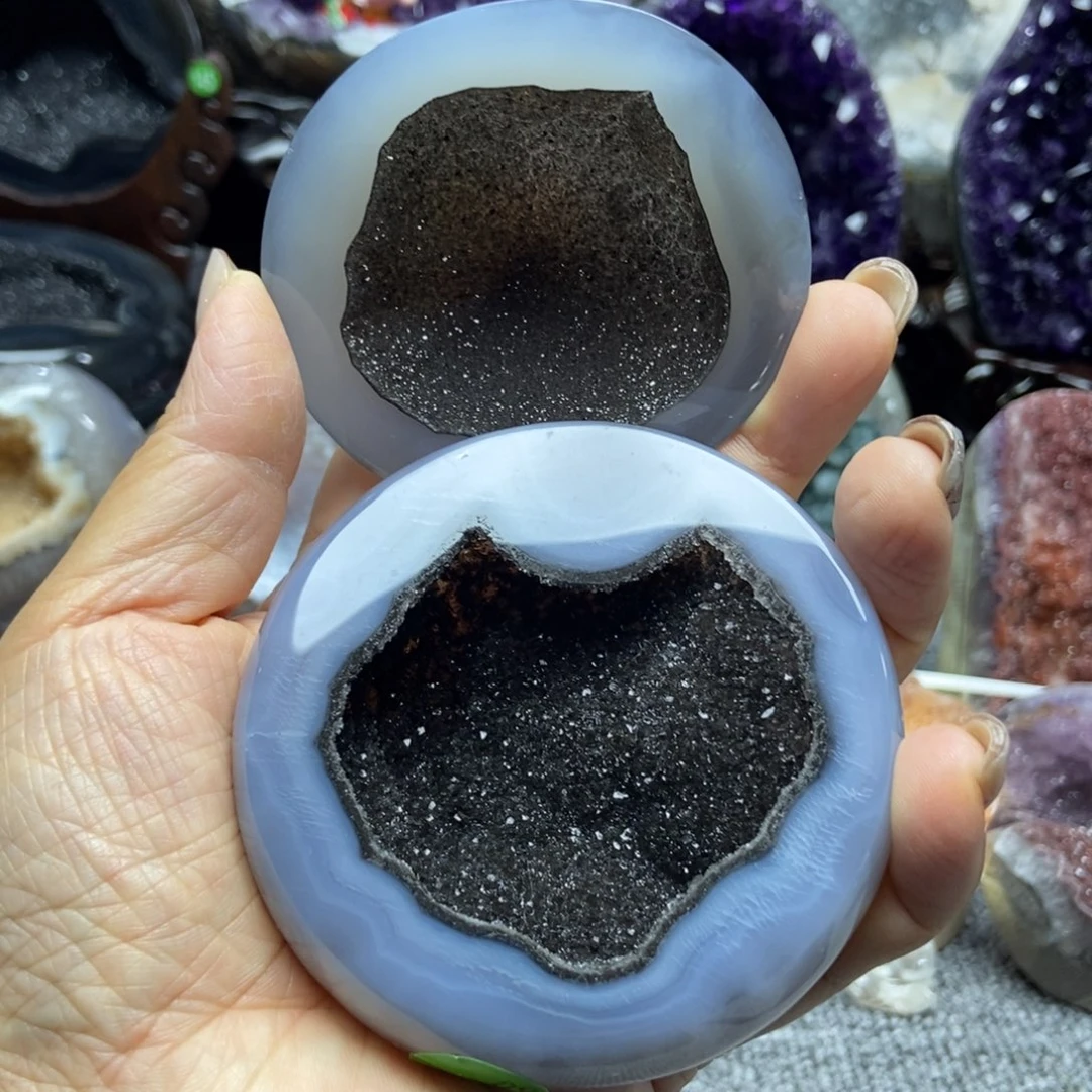 紫晶未镶嵌摆件水晶