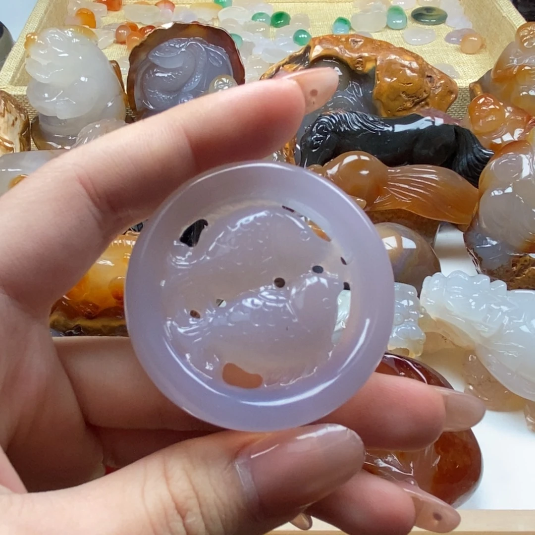 玛瑙/玉髓未镶嵌颈饰