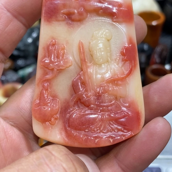 滴血莲花菩提吊坠