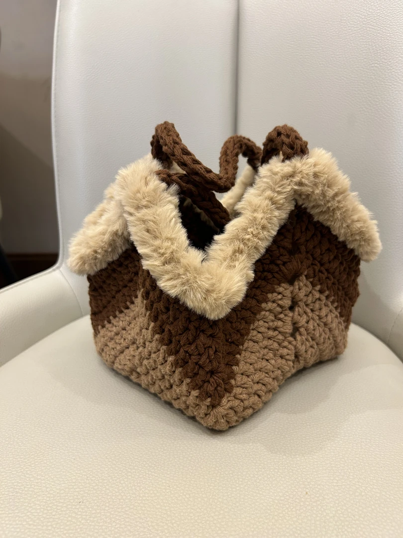 YYsxyte菜篮子包新款秋冬季手提包（材料包）