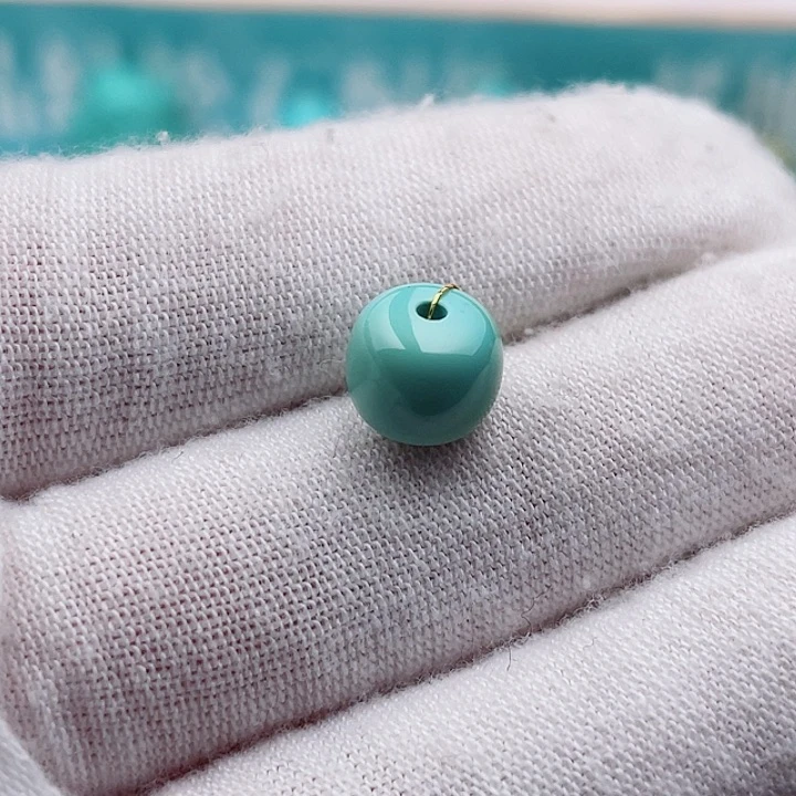 未镶嵌绿松石配饰8-7mm