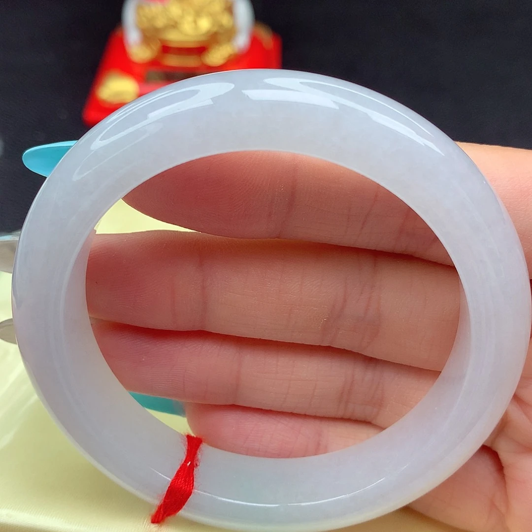 翡翠手镯未镶嵌翡翠57.1白冰正圈