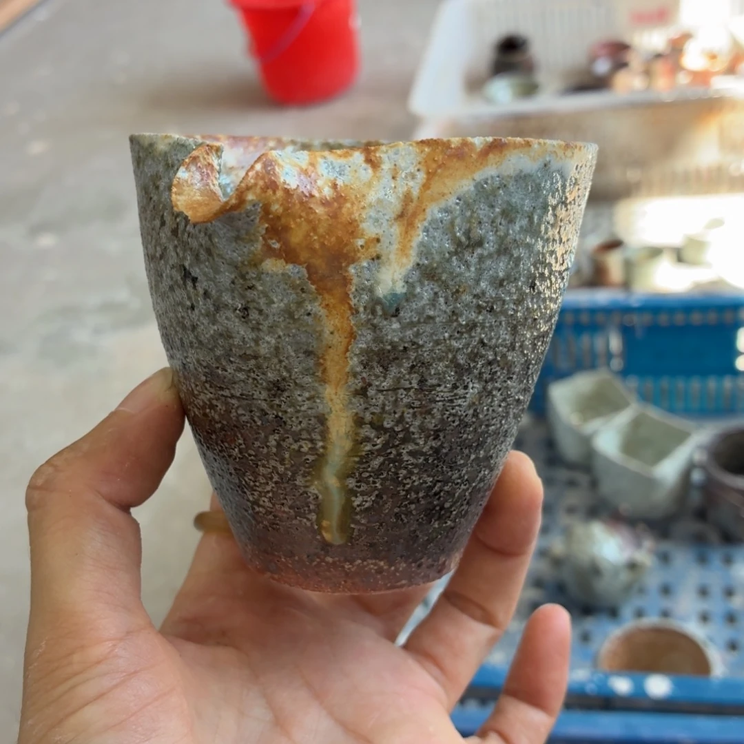 陶园柴烧精品高货110失圆