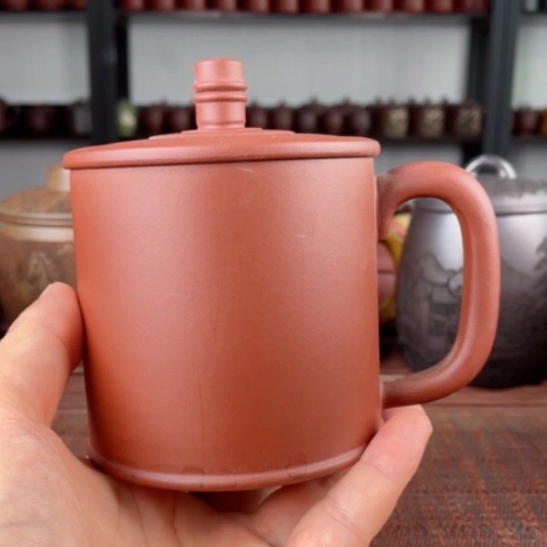 【闪购商品】茶杯紫砂宜兴原矿紫砂盖杯微瑕
