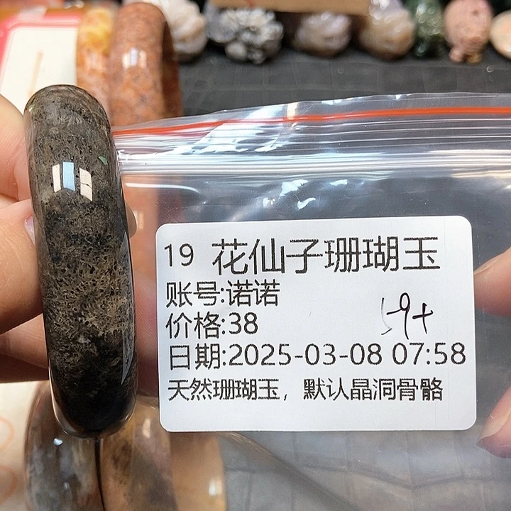 硅化珊瑚（珊瑚玉）手镯未镶嵌诺*19