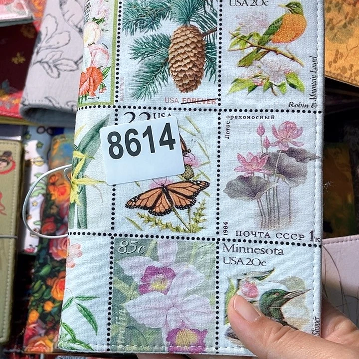 刺绣A6 活页不要纸8614。