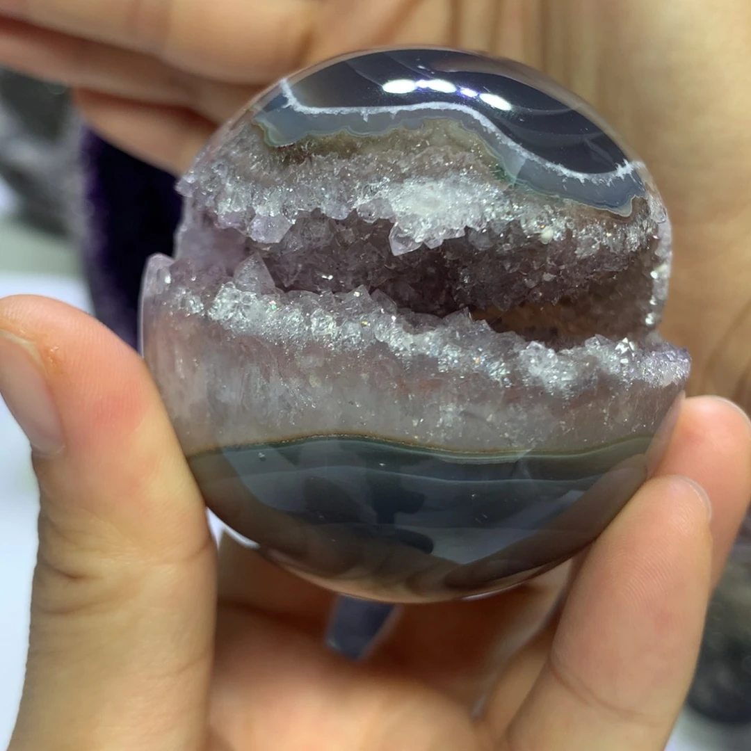 紫晶摆件未镶嵌水晶