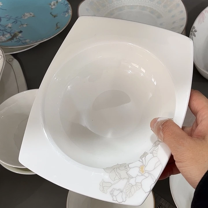 瓷片微瑕骨瓷福利沙拉碗一个