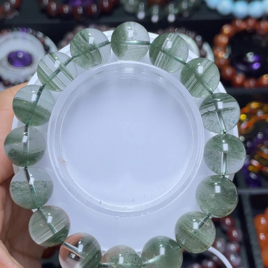 水晶手链未镶嵌巴西绿幽灵