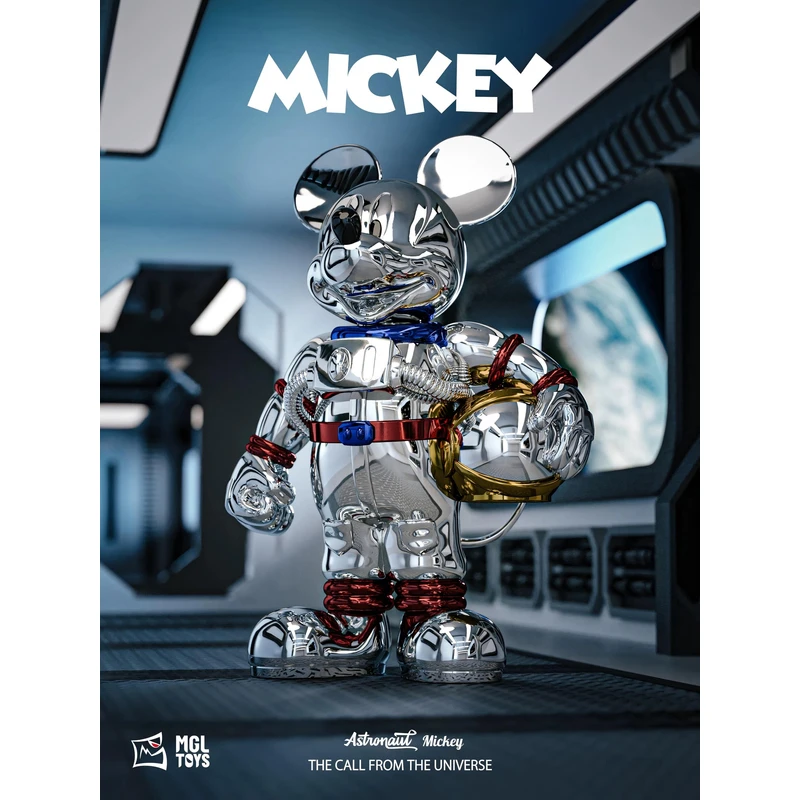 正版授权MGL TOYS宇航员动漫米奇太空纪念手办摆件潮玩收藏雕像