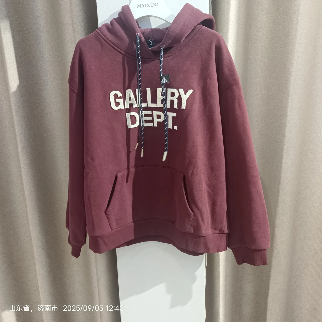 卫衣宽松型通勤风宽松冬季加绒连帽字母休闲风女装