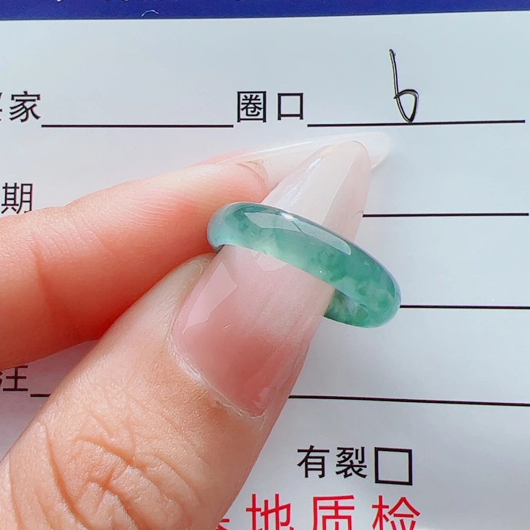 一****翡翠戒指未镶嵌天然