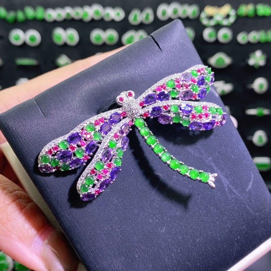 颈饰银S925镶嵌翡翠多样性