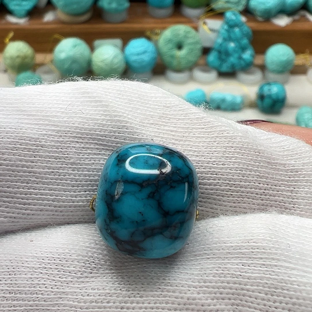 绿松石老型珠 未镶嵌