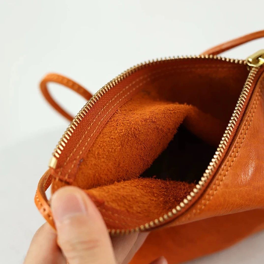 外贸单头层牛皮剑桥包女斜挎小包英伦风时尚休闲百搭真皮复古女士