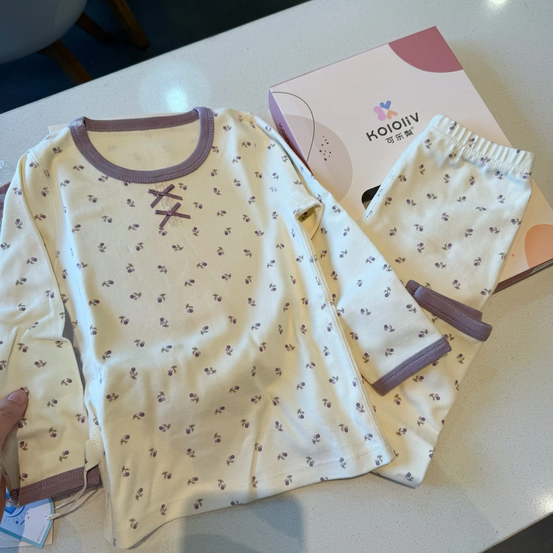 泡妈童装  2024秋季儿童男童女童冬季家居服9001-06