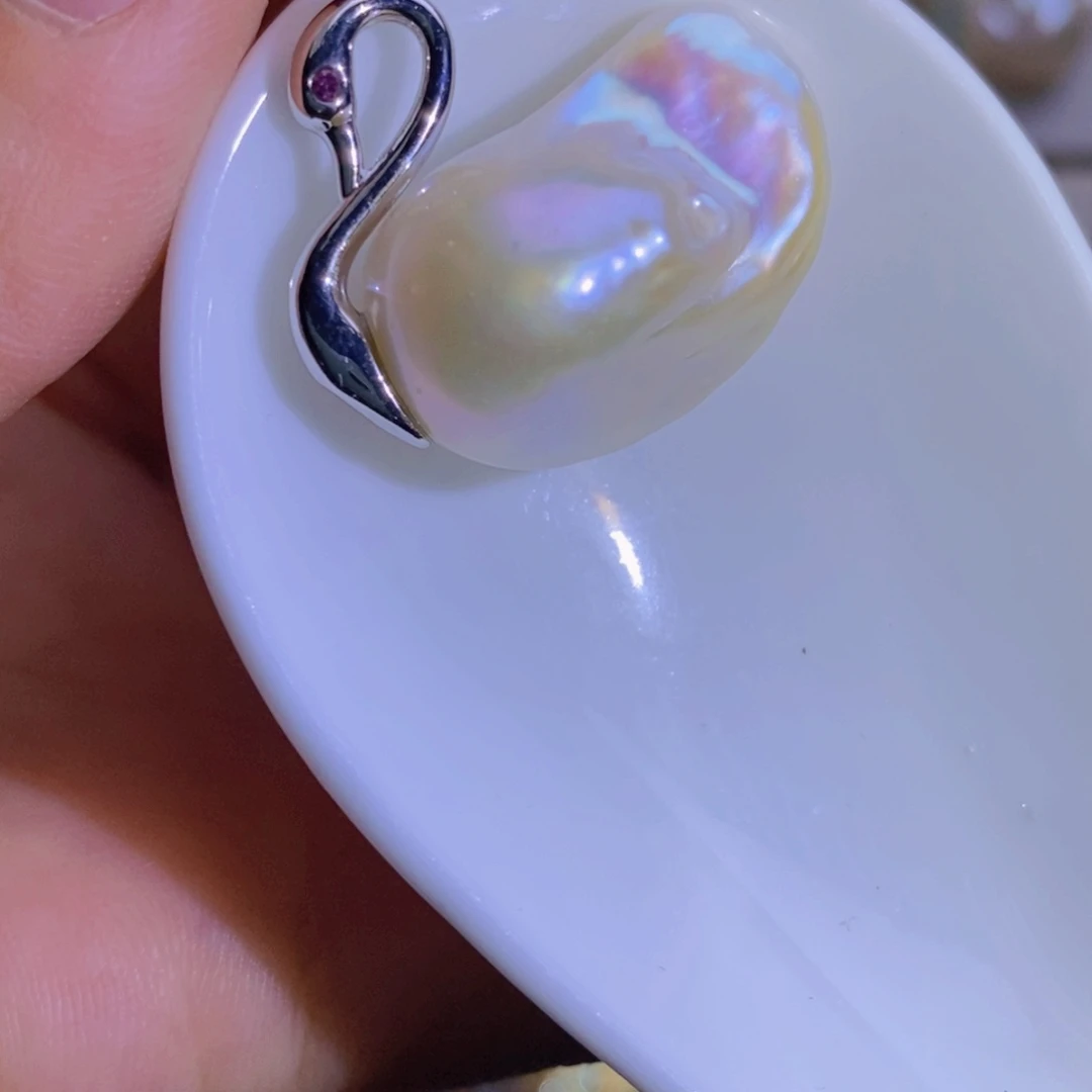 天然淡水珍珠合金淡水珍珠