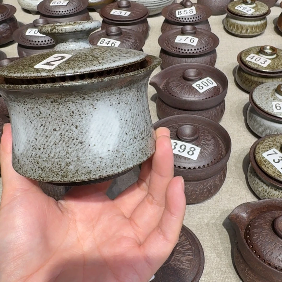 粗瓷粗瓷茶具素色盖碗