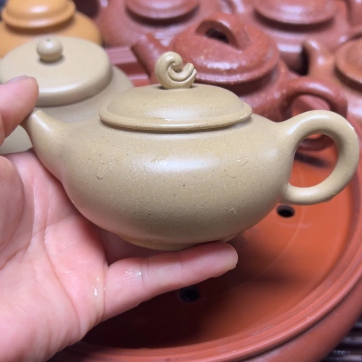 茶壶紫砂宜兴原矿本绿御皇段