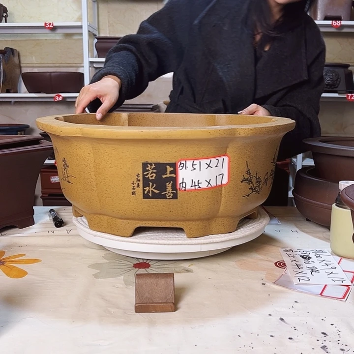 紫砂花盆紫砂花盆