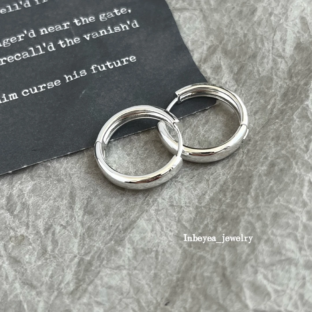 铜合金耳饰 素圈耳扣 16mm 19091