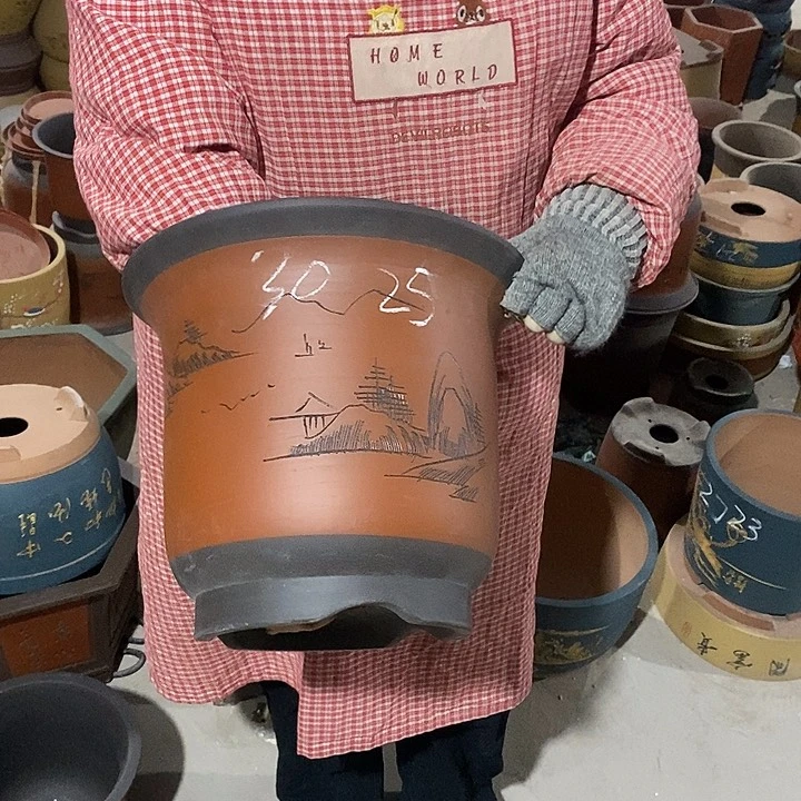 紫砂花盆紫砂花盆