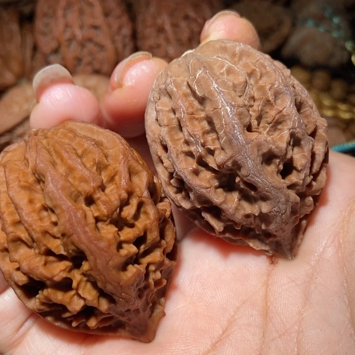 把件文玩核桃东北楸子小雪25