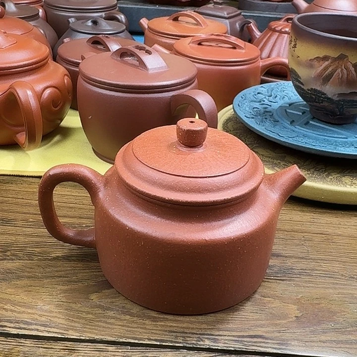 紫砂茶壶德钟降坡
