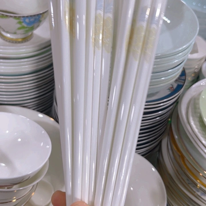 瓷片陶瓷筷子十双