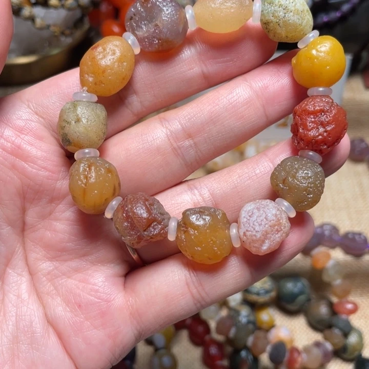 合金手链玛瑙/玉髓