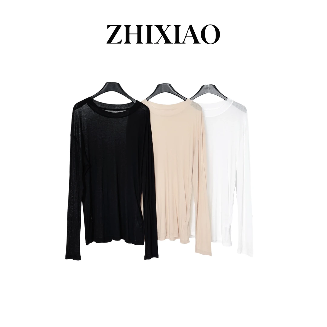 【ZHIXIAO】夏季新款：极简长袖上衣10762