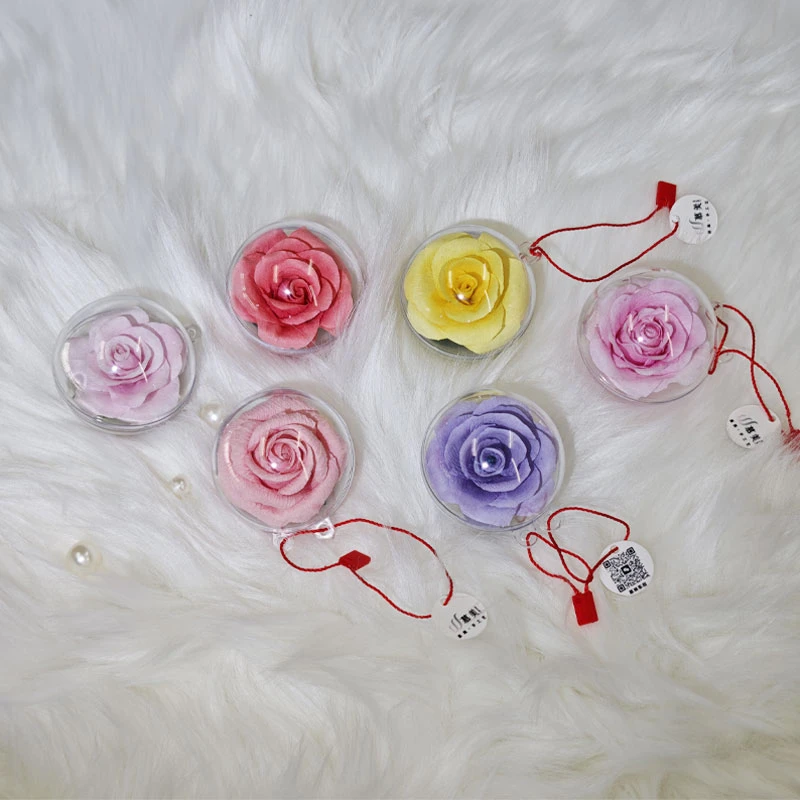 慕美纸艺手工花水晶玫瑰摆件高级逼真创意生日礼物女生