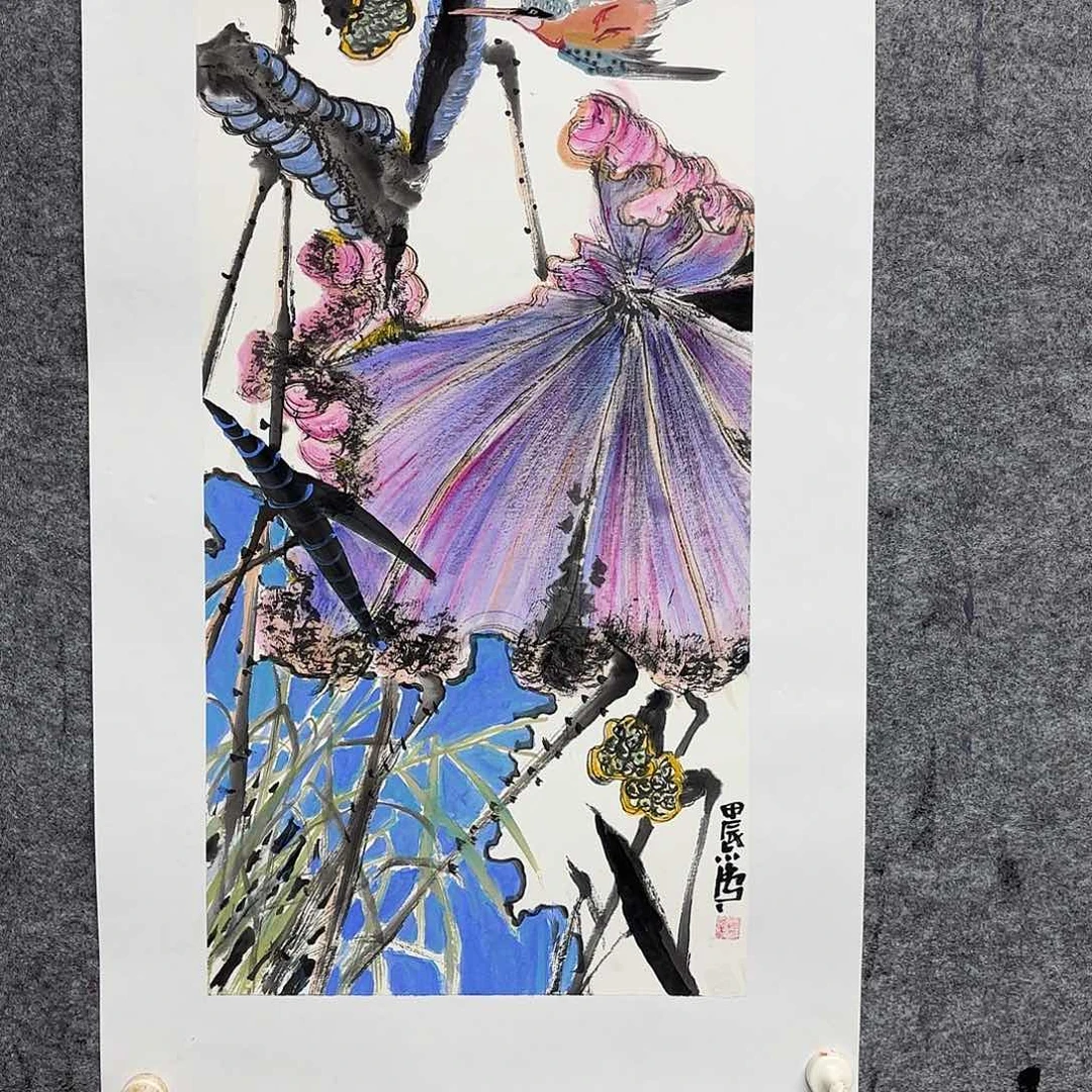 国画亲笔手绘原创