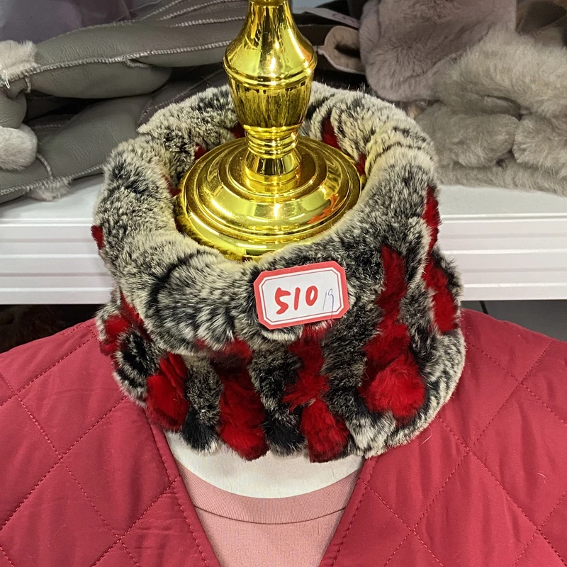 35听主播提示下单，兔毛围巾脖套