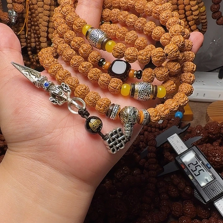 金刚菩提吊坠9mm108脖挂