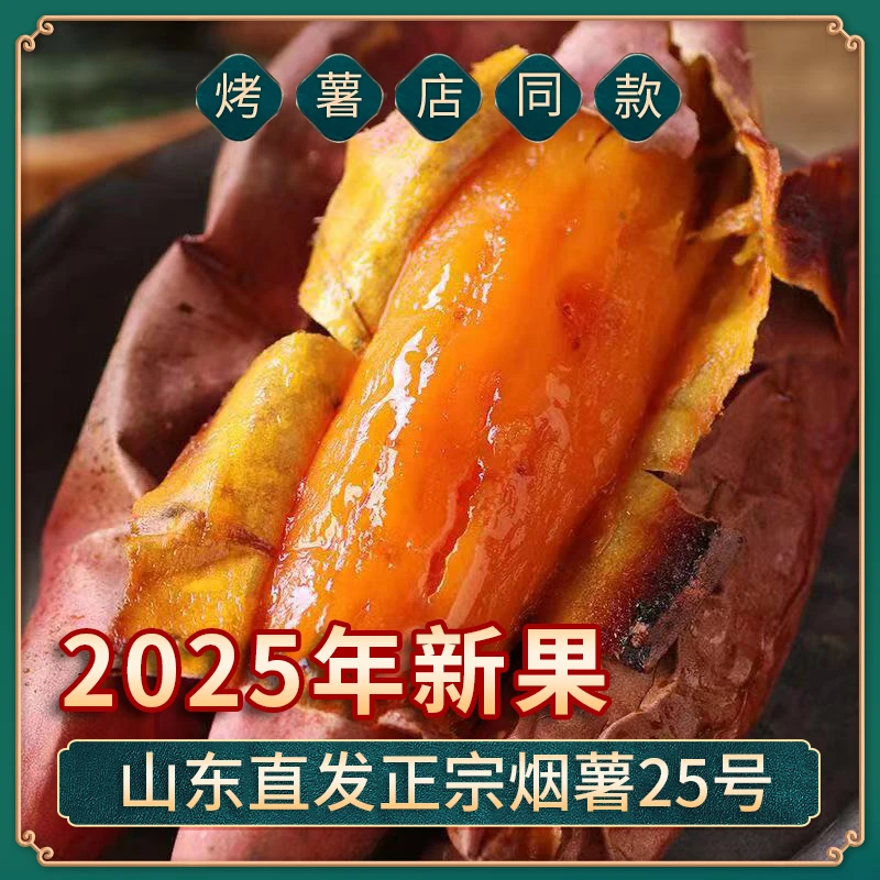 正宗烟薯25号新鲜沙地现挖红薯红糖心蜜薯番薯当季