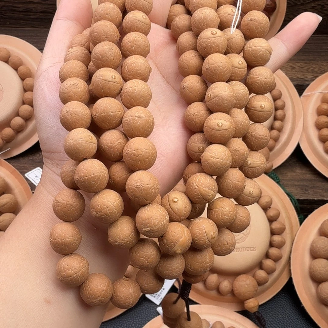 清***⁶吊坠凤眼菩提头货13mm正圆厚土系列