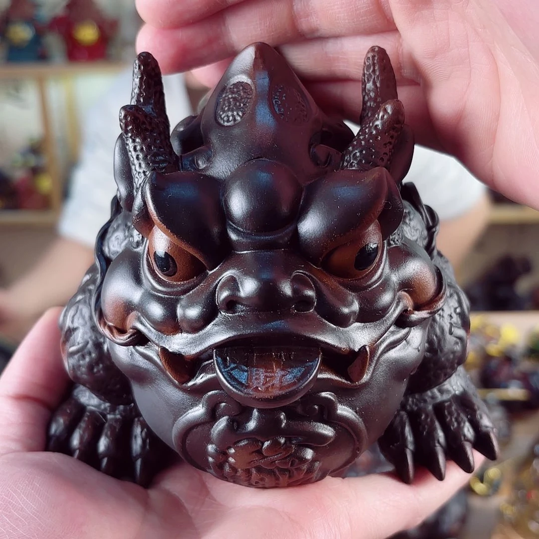 紫砂茶宠紫陶树脂茶宠摆件