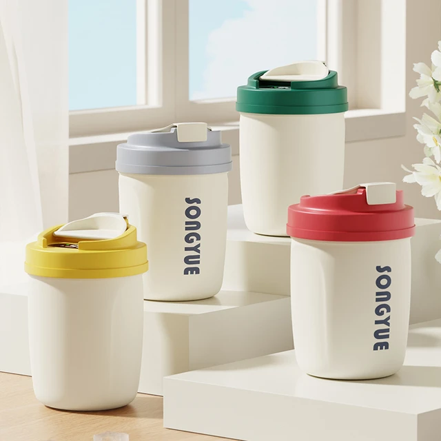 316不锈钢高颜值咖啡杯保温杯水杯随行杯男士女生款小巧便携杯子