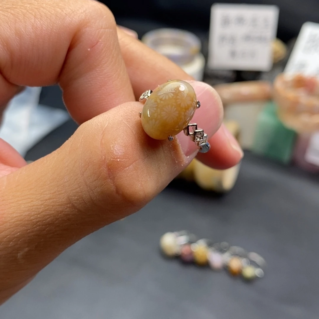 合金蜜糖立体雏菊花