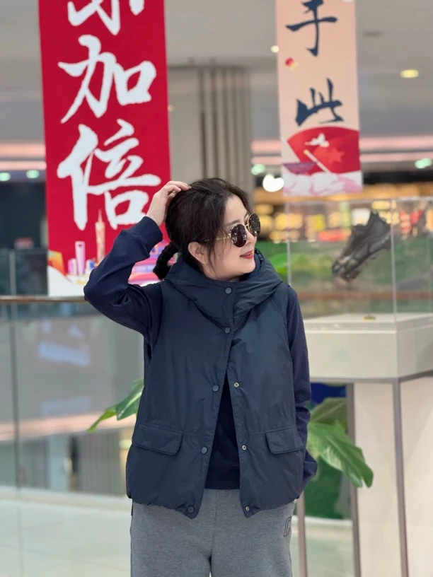 241890【燕子优选】菲玛掂休闲百搭双面马甲