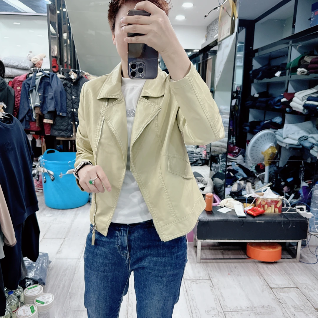 春款新外套蛋白皮超柔4色外套681品